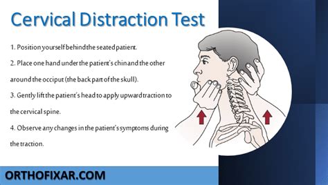 cervical disc compression test|positive cervical distraction test.